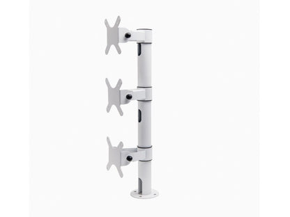 mUnite TRI Mount - Tablet-Halterung, 56cm-Stange, Kapazität für 3 Tablets, weiss