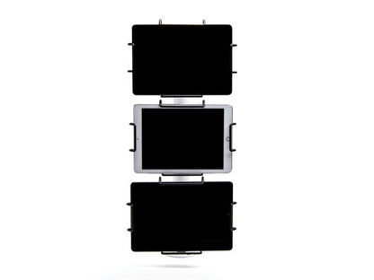mUnite TRI Mount - Tablet-Halterung, 56cm-Stange, Kapazität für 3 Tablets, weiss