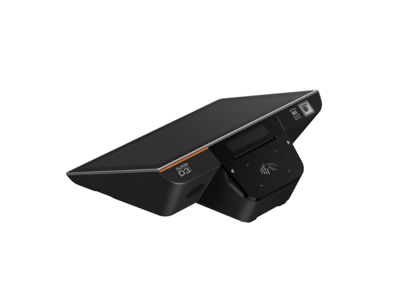 D3 mini - Touchsystem, 10.1" Widescreen Display, Preisanzeige, 58mm Bondrucker, Android 13, NFC