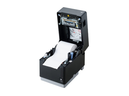 mC-Label3 - Etiketten-Bondrucker, thermodirekt, linerless, 203dpi, Abschneider, USB + USB-C + Ethernet, dunkelgrau
