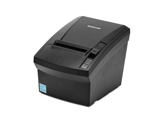 SRP-330III - Thermo-Bondrucker mit Abschneider, 180dpi, 250mm/Sek., USB + RS232 + Ethernet, schwarz