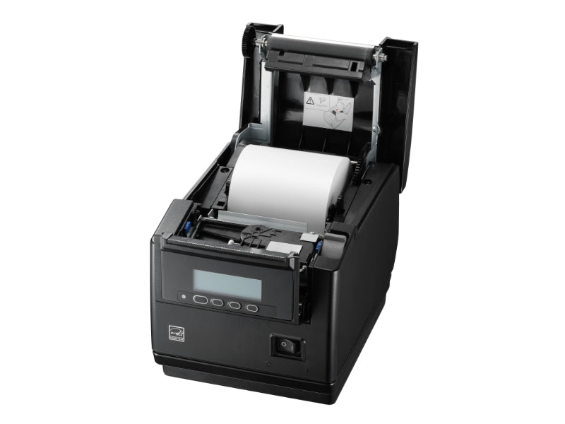 CT-S801III - Thermo-Bondrucker mit Abschneider, thermodirekt, 83mm, USB + optionaler Steckplatz, schwarz