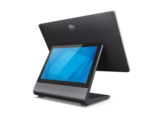 EloPOS Z30 mit Intel - 15.6" All-in-One-System, ohne Betriebssystem, PCAP 10-Touch, mit Kundendisplay, dunkelgrau metallic