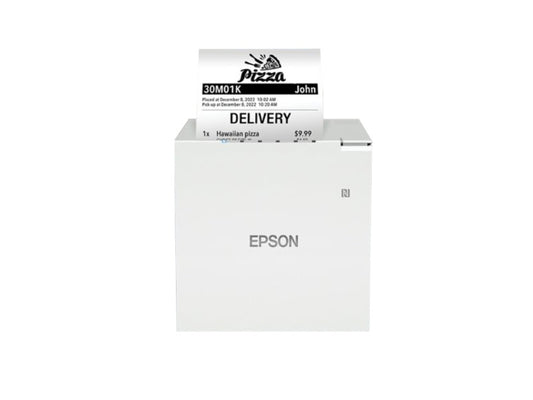 TM-m50II - Bon-Thermodrucker, 80mm, USB + RS232 + Ethernet, weiss
