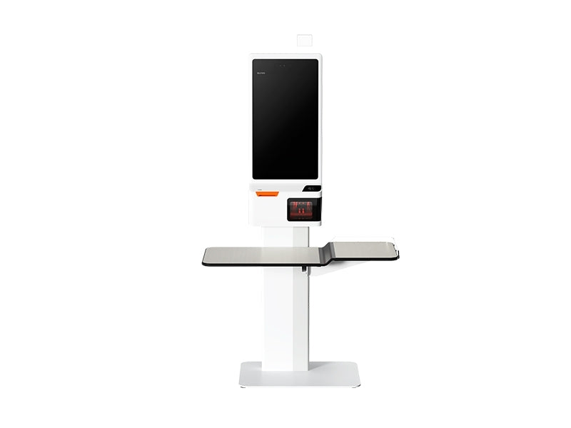 K2 - Self-Ordering-Kiosksystem mit 24"-Full HD Touch-Display, Android 13 mit GMS, Datalogic 2D Scanner, 80mm Bondrucker, Handel Standgerät