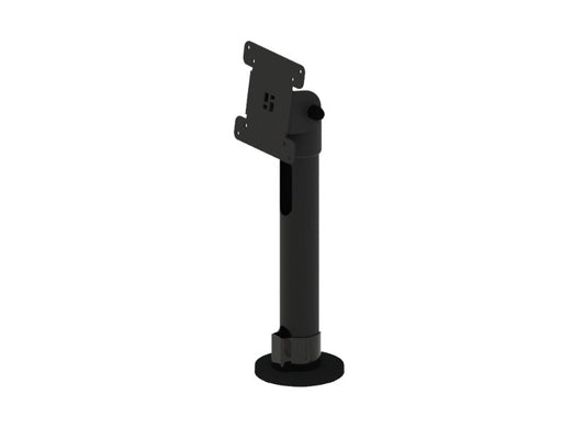 PRE-SET PRS02 - Basisstange + VESA-Oberseite (Standfuss B45, 300mm, Standardausschnitt, VESA 75/100 V45, obere Version, einstellbarer Winkel), schwarz