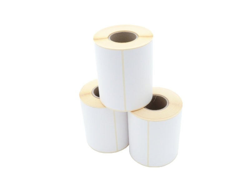 Etikettenrolle - Thermotransfer, 104 x 150mm, D90mm, Kern 40, 250 Etiketten/Rolle, permanent