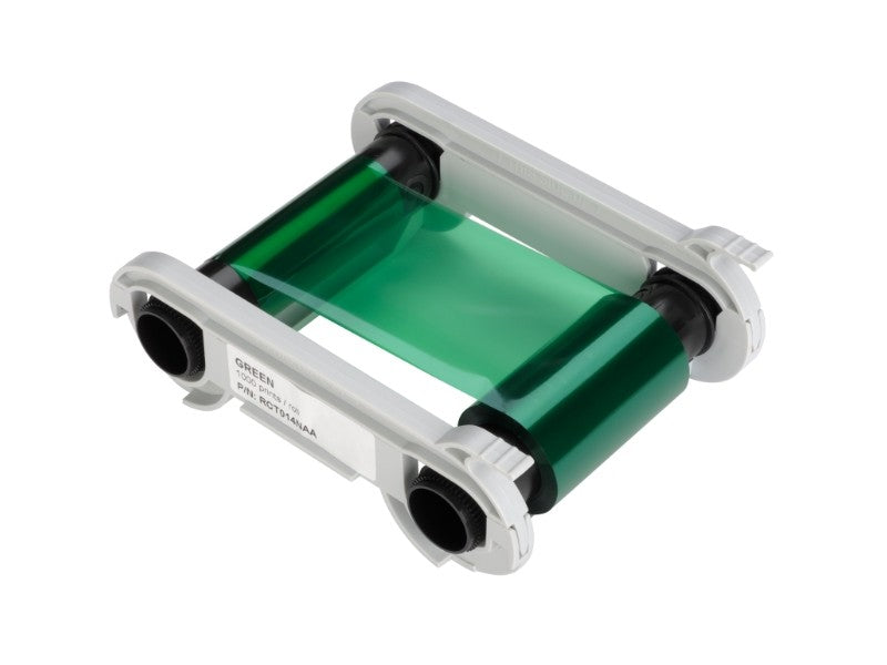 Farbband grün monochrom für Zenius - 1000 Karten/Rolle