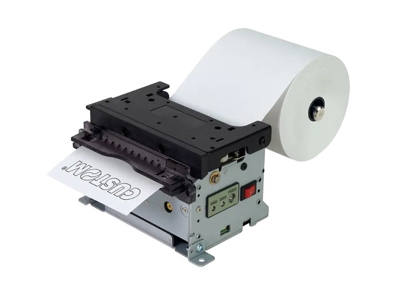 KX80S - Kioskeinbaudrucker mit Rollenhalter, thermodirekt, 203dpi, USB + RS232 + Ethernet