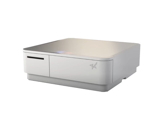 mPOP - Kassenlade-Bondrucker-Kombination,  3 x USB-A + 1 x USB-C + 1 x USB-B + Bluetooth (5.0), weiss