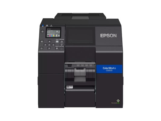 ColorWorks C6000 - Farb-Etikettendrucker, Abschneider, USB + Ethernet, schwarz