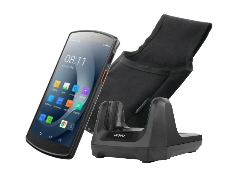 DT50S - 5.7" Display, Android 13 GMS+AER, 2D-Scanner, NFC, 4GB/64GB, Octa-Core, IP67 ***inkl. Cradle und Holster***