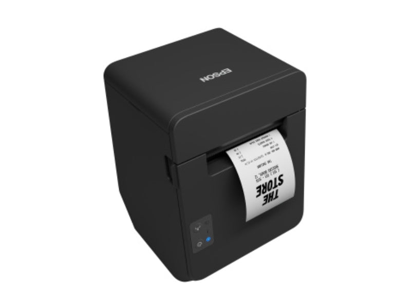 TM-T20IV - Bon-Thermodrucker mit Abschneider, 80mm, Druckgeschwindigkeit 250mm/Sek., USB + RS232 + Ethernet, schwarz