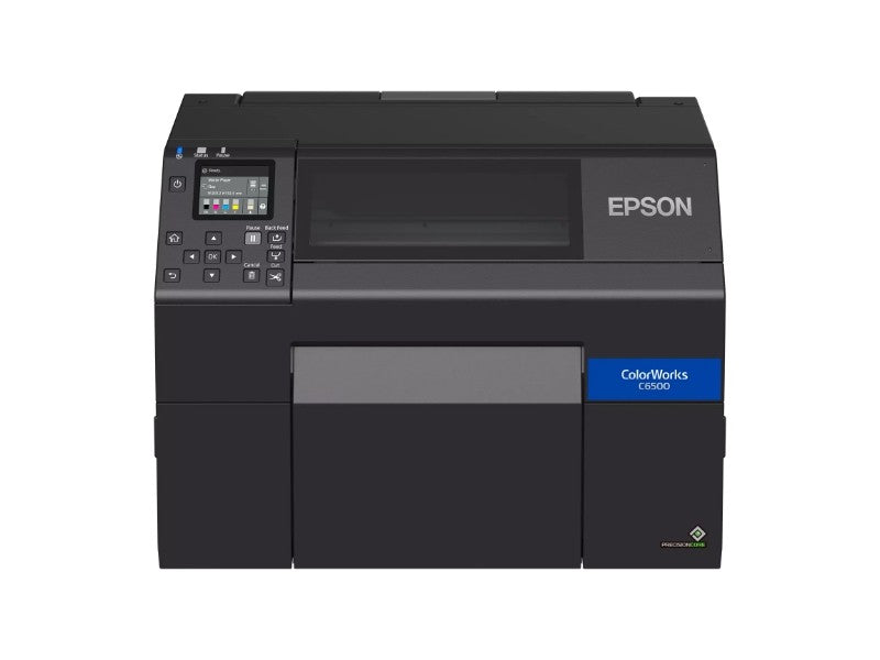 ColorWorks D6500 (AE) - Farb-Etikettendrucker, Abschneider, USB + Ethernet, Druckbreite 203.2mm, schwarz