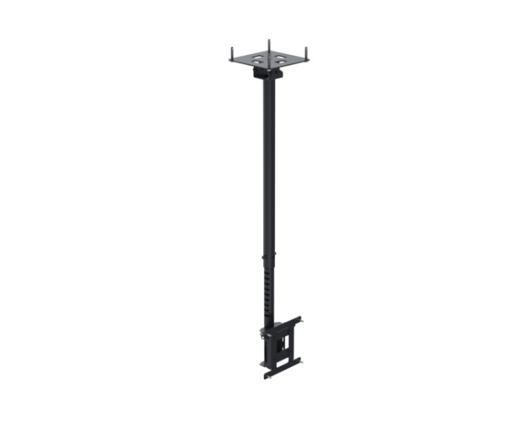 Deckenhalterung für Displays bis 43", VESA100 und VESA200, schwarz
