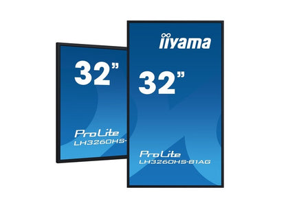 PROLITE LH3260HS-B1AG - 31.5" Digital Signage Display, Android 11 OS, iiSignage2, FailOver, EShare, Full-HD, schwarz