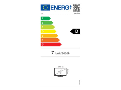 1004L - 10.1" Touchmonitor, PCAP (projizierte Kapazitivsensorik) - 10-Touch, USB, schwarz
