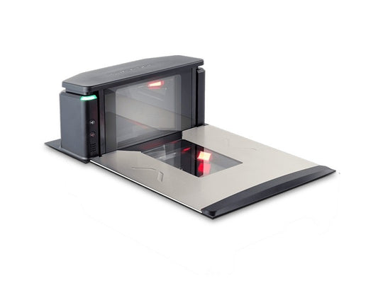 Magellan 9550i - Einbau-Barcodescanner (mit Waagen-Vorbereitung), mittlere Platte, hochklappbare Obst- und Gemüseschiene, RS232