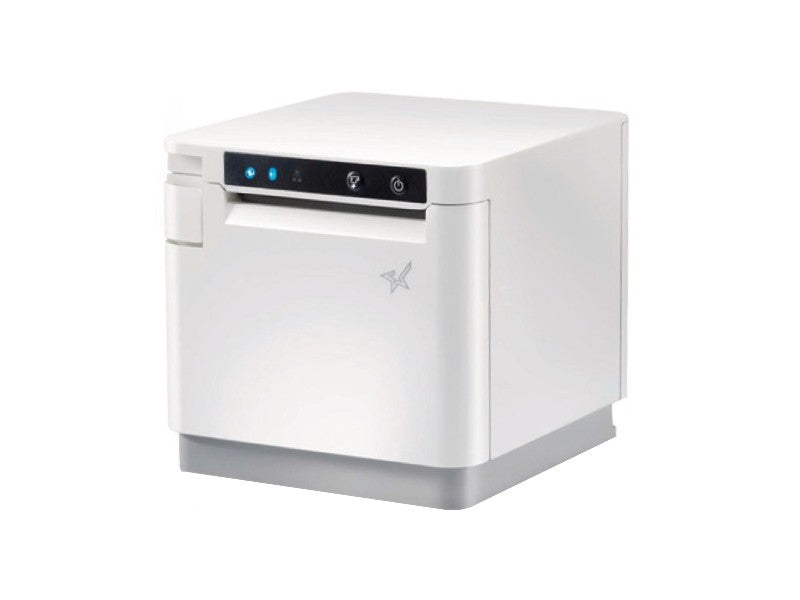 mC-Print3 MCP31CI - Frontausgabe-Bondrucker, thermodirekt, Abschneider, 80mm, USB + Ethernet, weiss