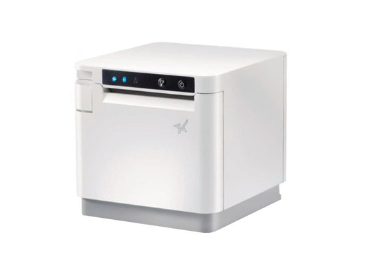 mC-Print3 MCP31CI - Frontausgabe-Bondrucker, thermodirekt, Abschneider, 80mm, USB + Ethernet, weiss