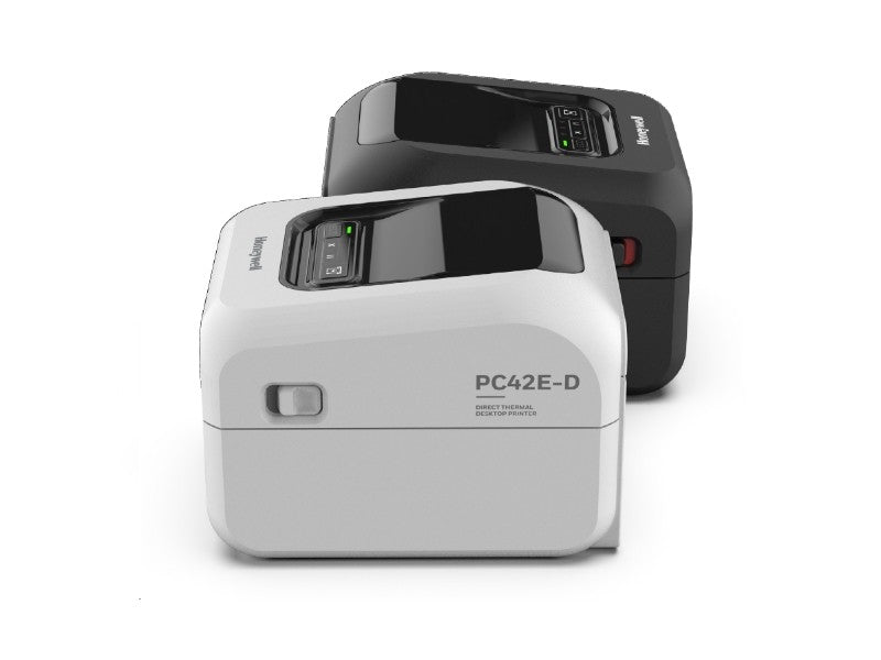 PC42E-D - Etikettendrucker, Thermodirekt, USB + Ethernet + RS232, 203dpi, weiss