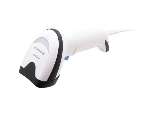 Quickscan QD2590 - 2D-Scanner, USB-KIT, Ständer, weiss