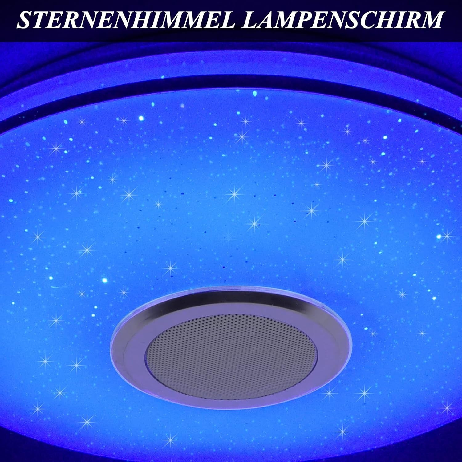 36W LED Deckenleuchte Dimmbar Mit Bluetooth Lautsprecher, Fernbedienung Und App-Steuerung, LED Deckenlampe Mit RGB Farbwechsel, Musik Für Schlafzimmer Kinderzimmer Wohnzimmer