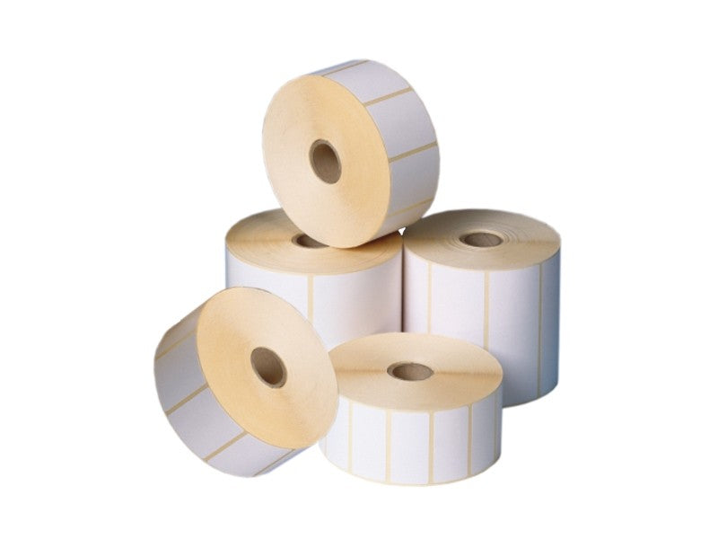 Etiketten - thermodirekt, 49 x 66mm, D145mm, Kern 40mm, 1600 Etiketten/Rolle, permanent, weiss