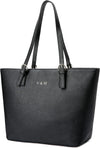 Vanessa & Melissa® Damen Shopper Klassisch Elegante Handtasche Henkeltasche Schwarz