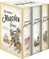 Der Große Märchenschatz (Andersens Märchen - Grimms Märchen - Hauffs Märchen) (3 Bände Im Schuber): Schmuckkassette Mit Goldfolienprägung, Illustriert, Für Märchenliebhaber Und Sammler