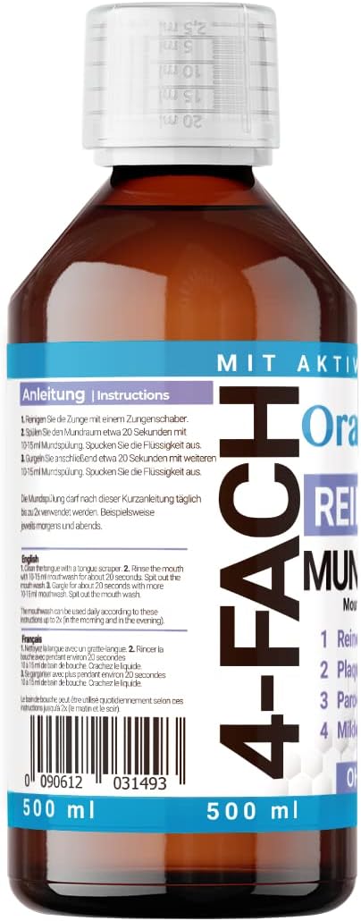 1X Hocheffektive Mundspülung 500Ml Mit Chlordioxid CDL - Frischer Atem 24H - Mundwasser