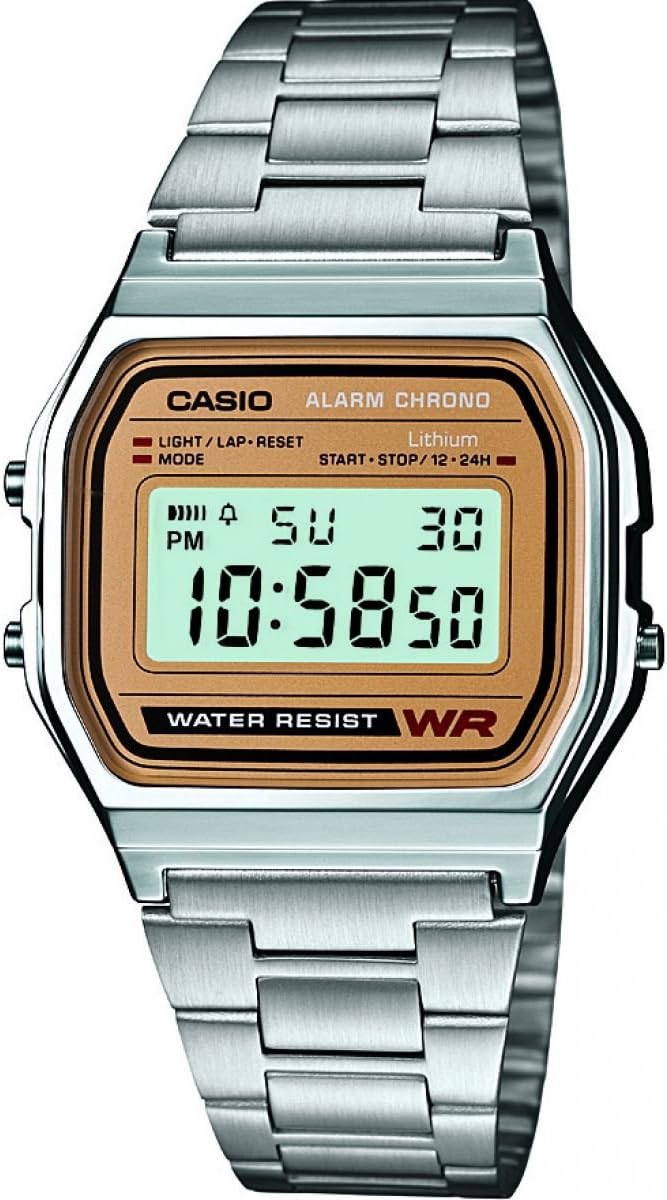 Casio Collection Unisex Retro Armbanduhr A158WEA