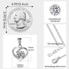 Ewige Echte Rose Mit Herz Halskette Und Ohrringe Aus 925 Sterlingsilber, Infinity Rosen, Schmuck Geschenkbox, Rosenbox Geburtstag, Valentinstag, Hochzeitstag Geschenke Für Sie Freundin Frauen