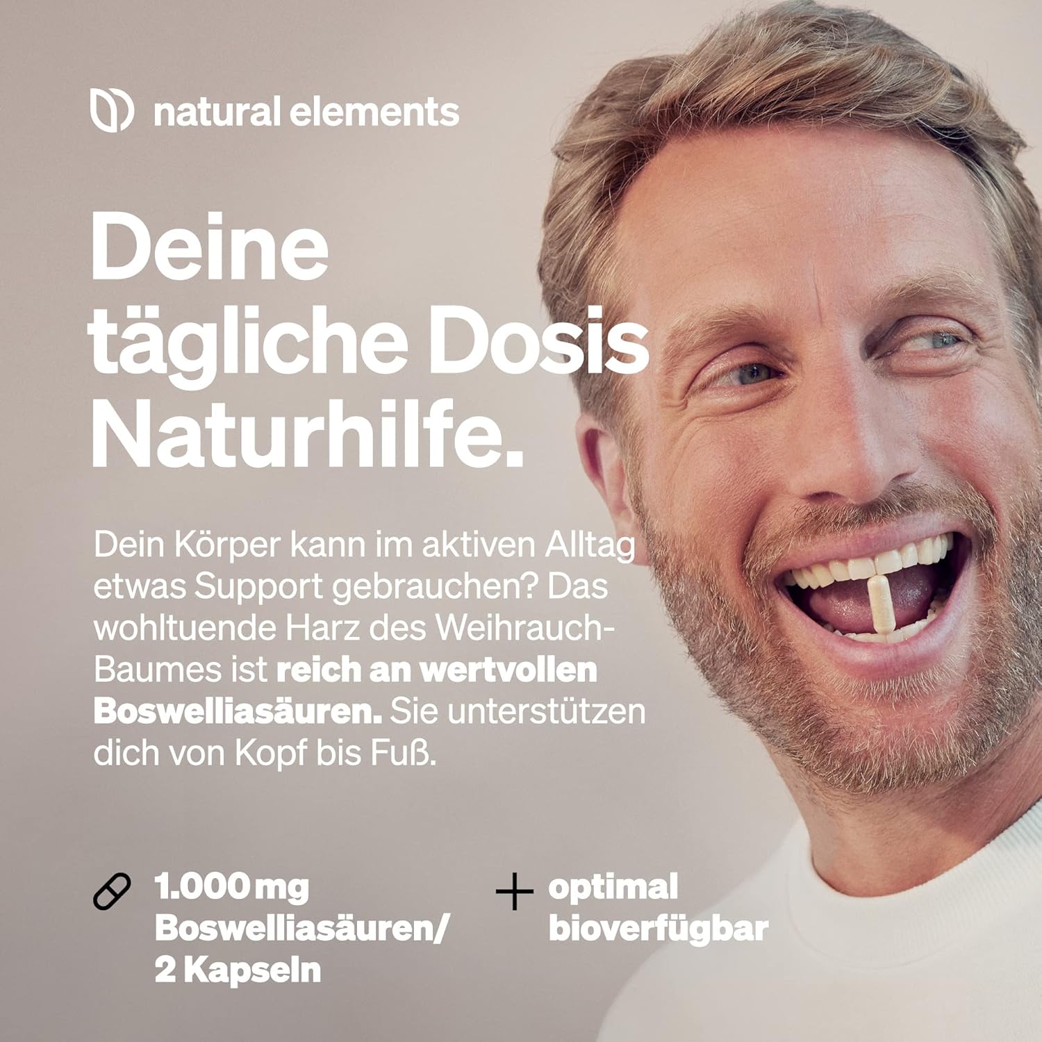 Natural Elements Weihrauch Kapseln – 1176Mg Extrakt Aus Indischem Weihrauch – 85% Boswelliasäuren – Hochdosiert & Vegan – Vorrat Für 5 Monate – in Deutschland Produziert & Laborgeprüft