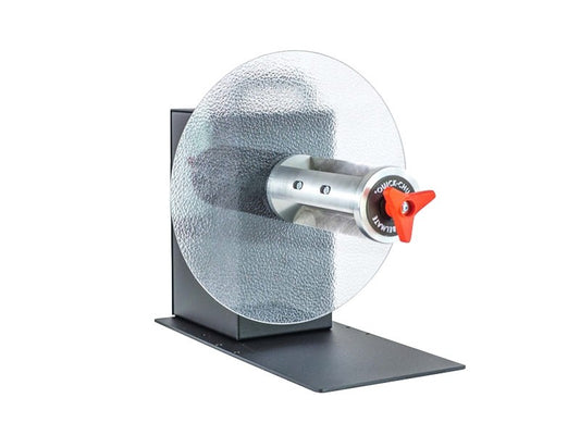 CAT-3-CHUCK - externer Etiketten-Ab-/Aufwickler mit 76mm Quick Chuck (38, 40, 70mm auf Anfrage)