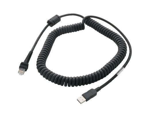 CAB-467 - USB-Kabel, Typ A, spiral, 3.6m für PowerScan