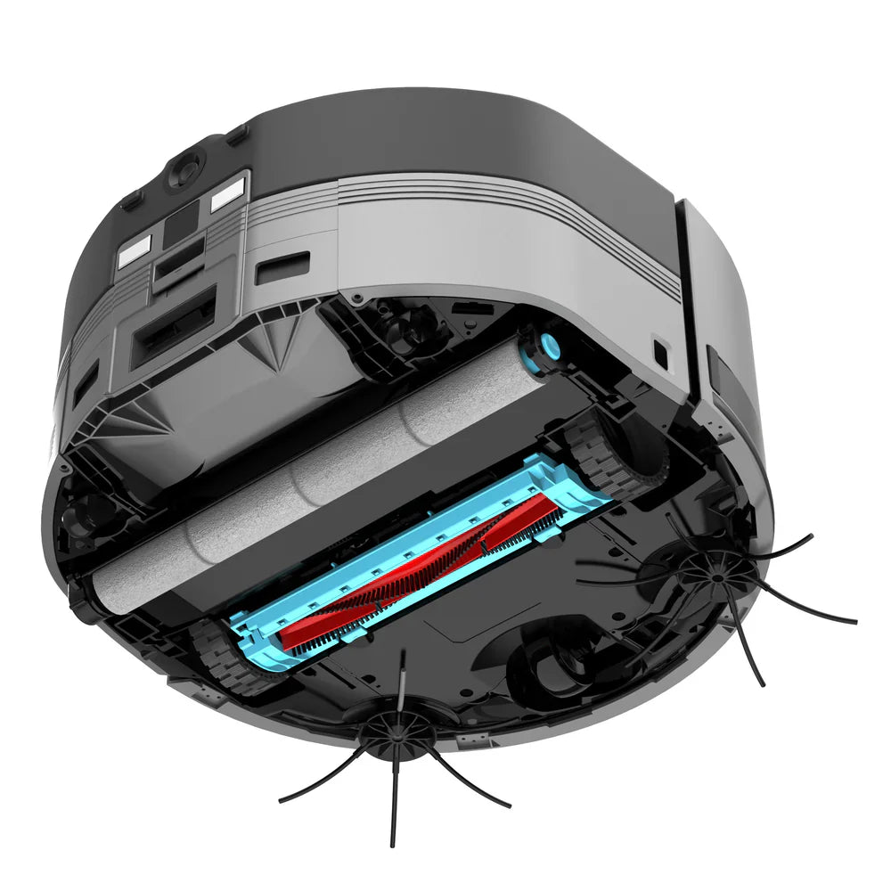 RV Tech RV3 – Unterseite mit Haupt- und Seitenbürsten