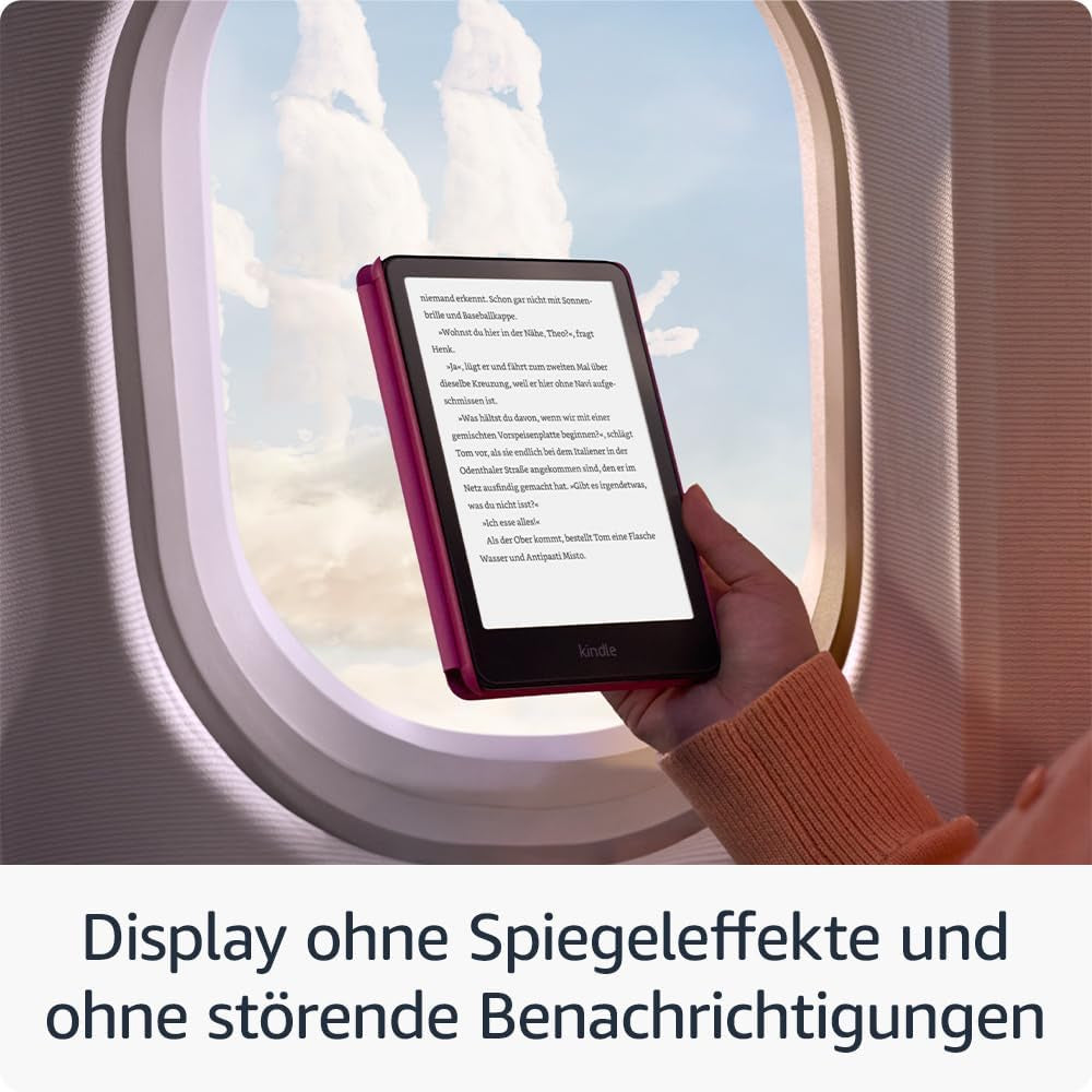 Der Neue  Kindle Paperwhite (16 GB) – Unser Schnellster Kindle, Mit Neuem 7-Zoll-Display Und Wochenlanger Akkulaufzeit – Mit Werbung – Schwarz