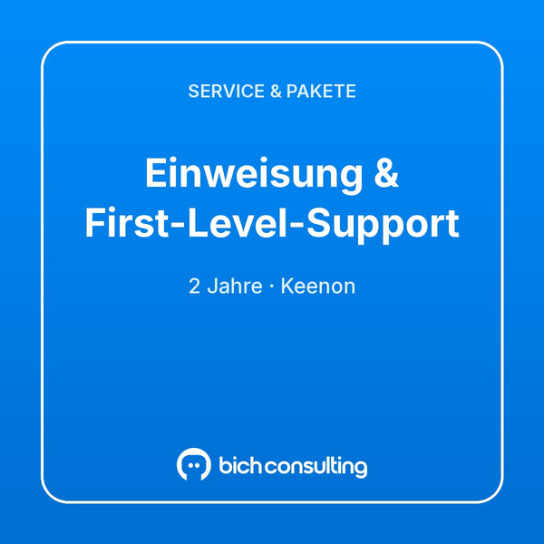 Einweisung & First-Level-Support (2 Jahre) für Keenon
