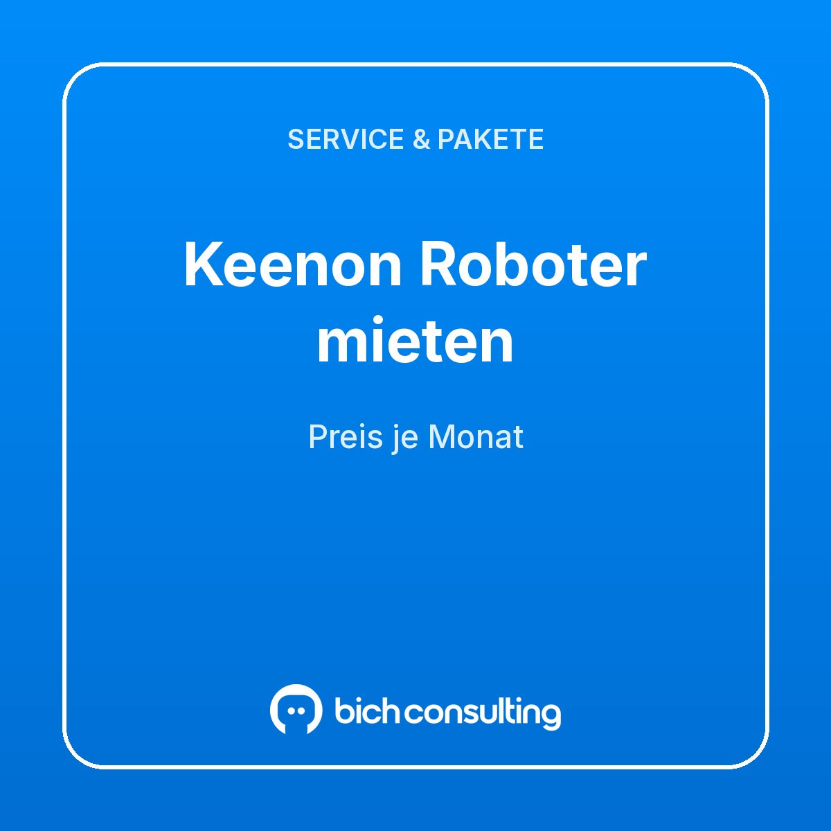 Keenon Roboter mieten