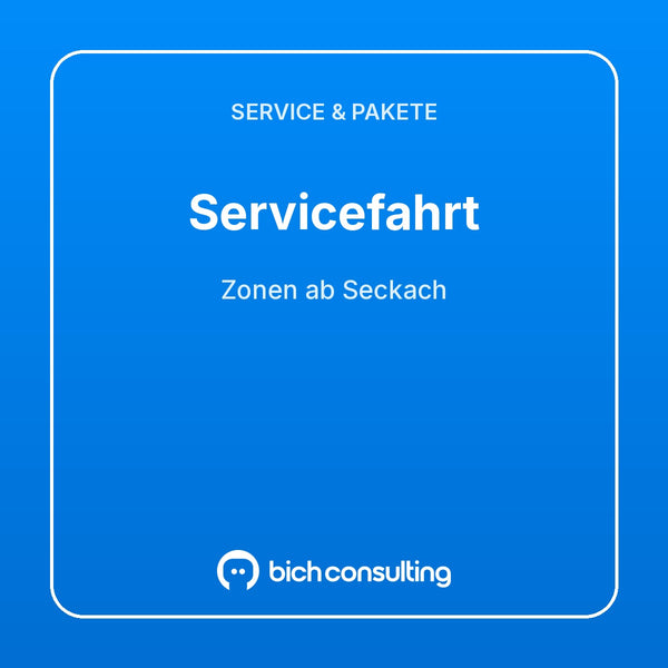 Servicefahrt (Anfahrtspauschale ab Seckach)