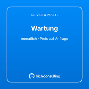 Wartungsvertrag (monatlich)